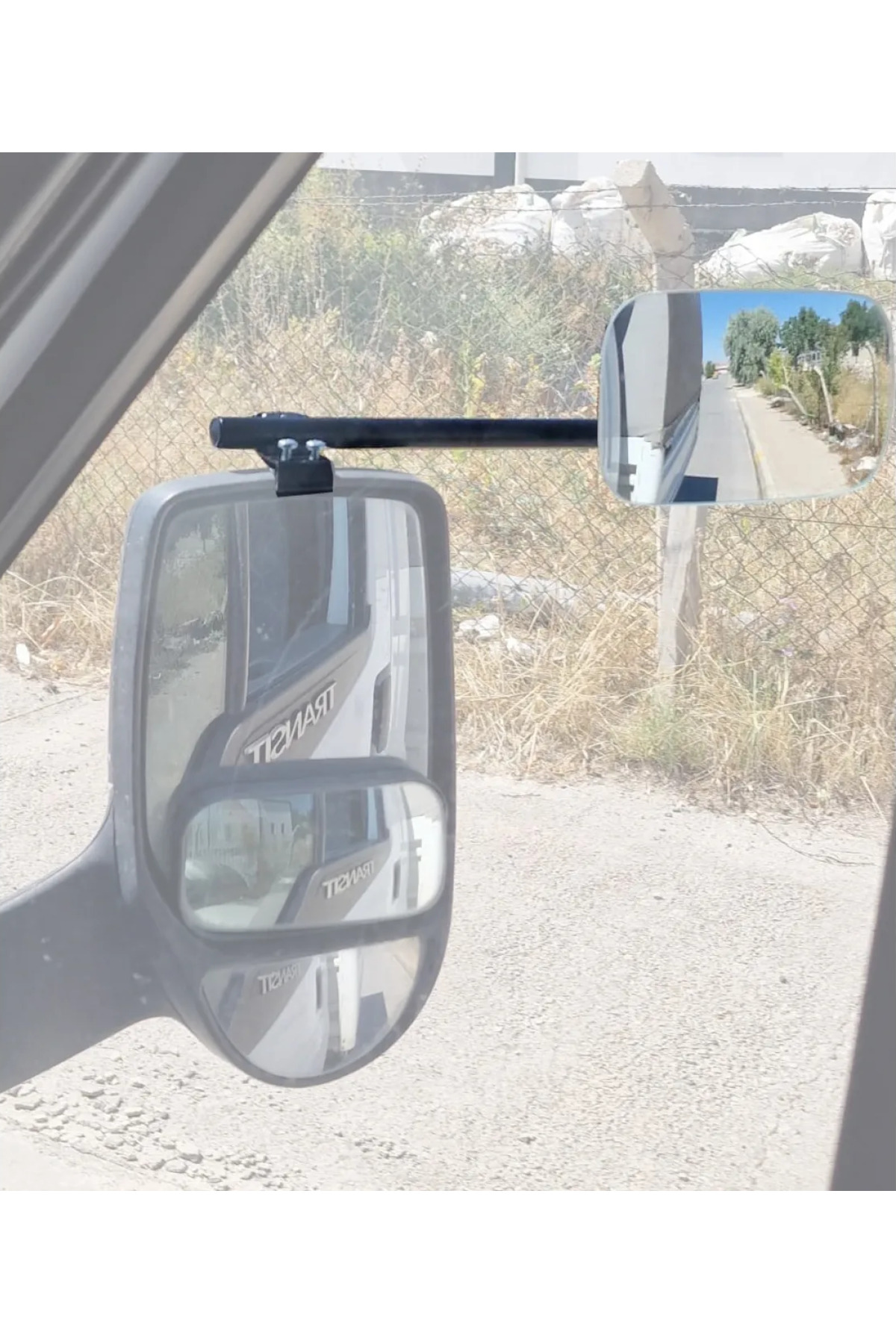 MOTAYSAN Karavan Aynası Camlı-1 Sol Ayarlanabilir Plastik Ayaklı 140x70 mm