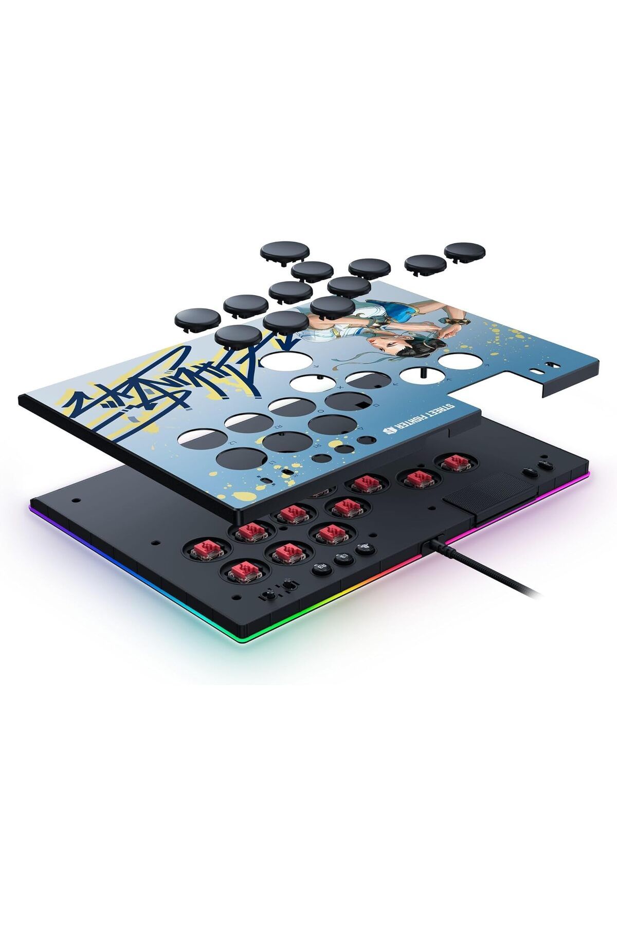 Kitsune Arcade Kontrol RGB PS5-PC Chun-Li Edition - 4