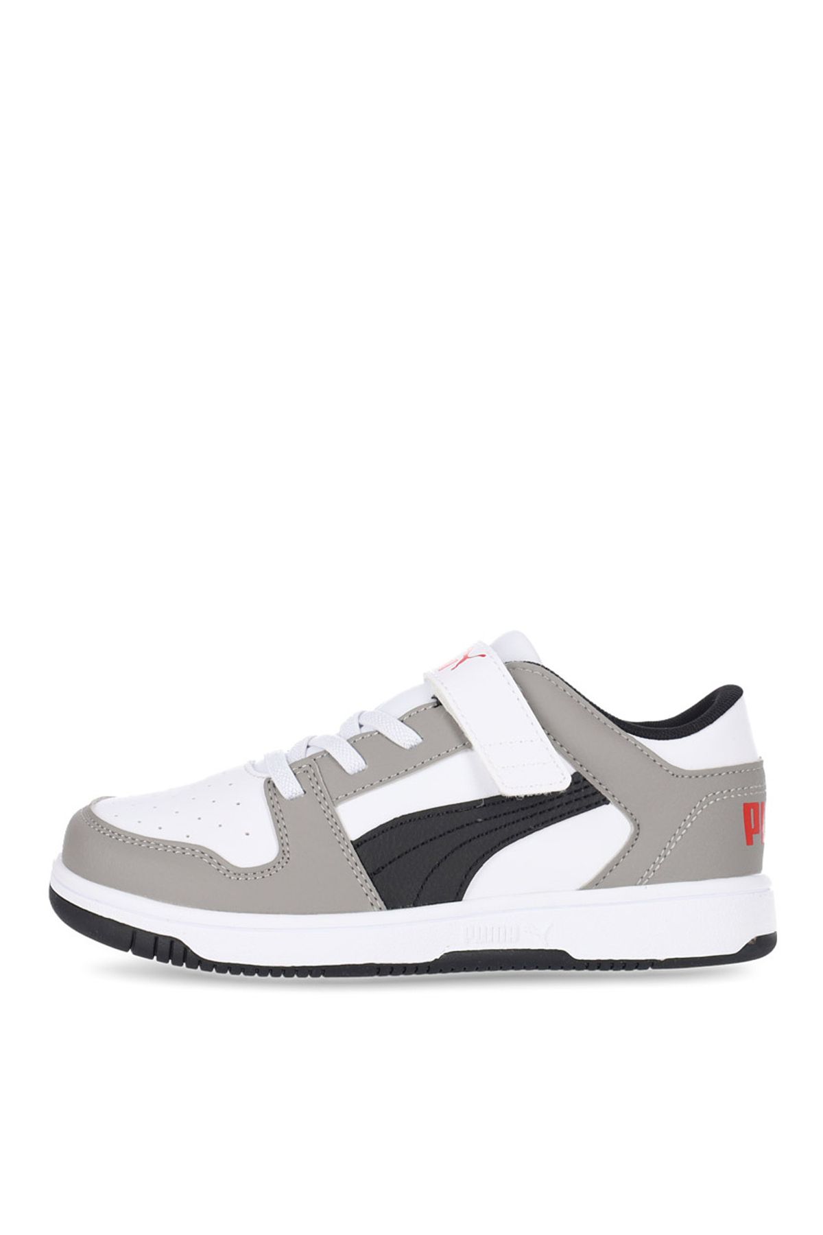 کفش پیاده روی پسرانه سفید - خاکستری 37049020-Puma Rebound Layp Lo SL Jr