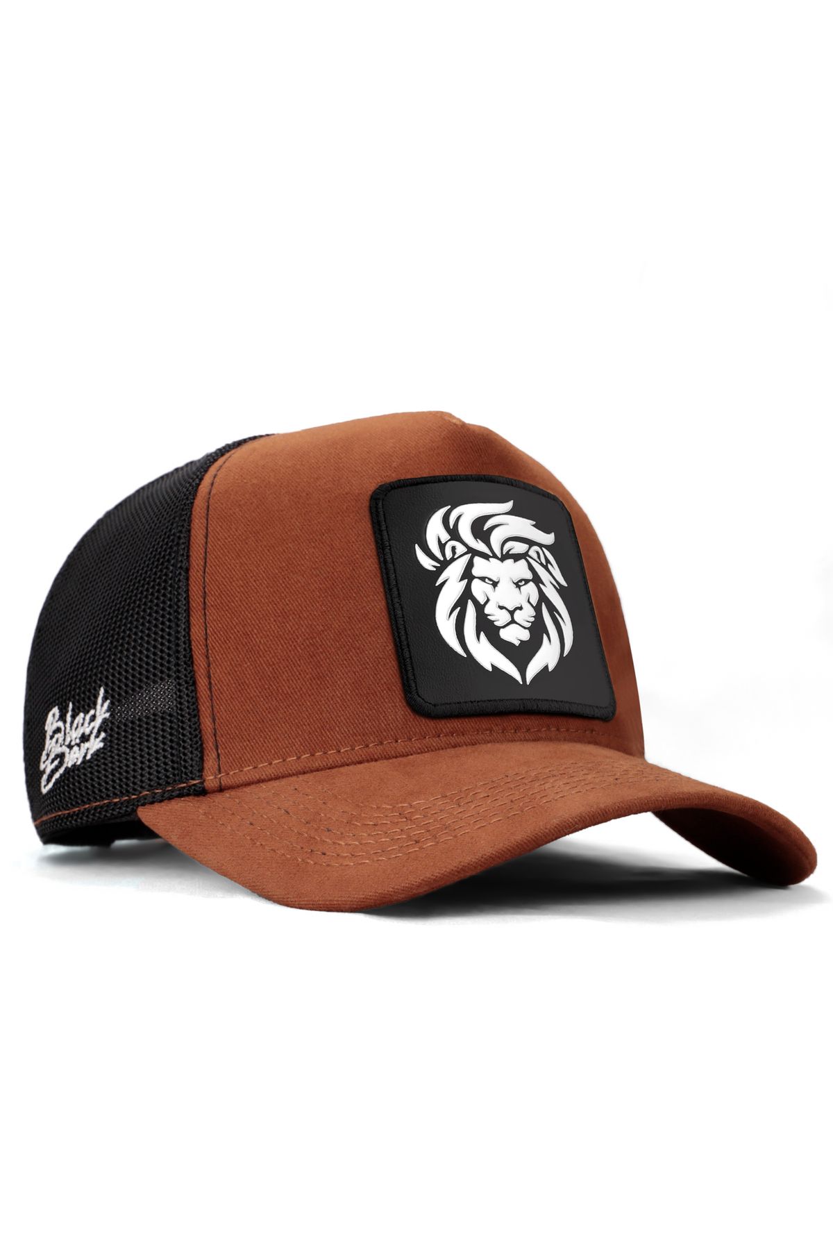 BlackBörk V1 Trucker Lion — шляпа унисекс верблюжьего цвета (CAP) с 9-кодовым логотипом BBC8683295000117