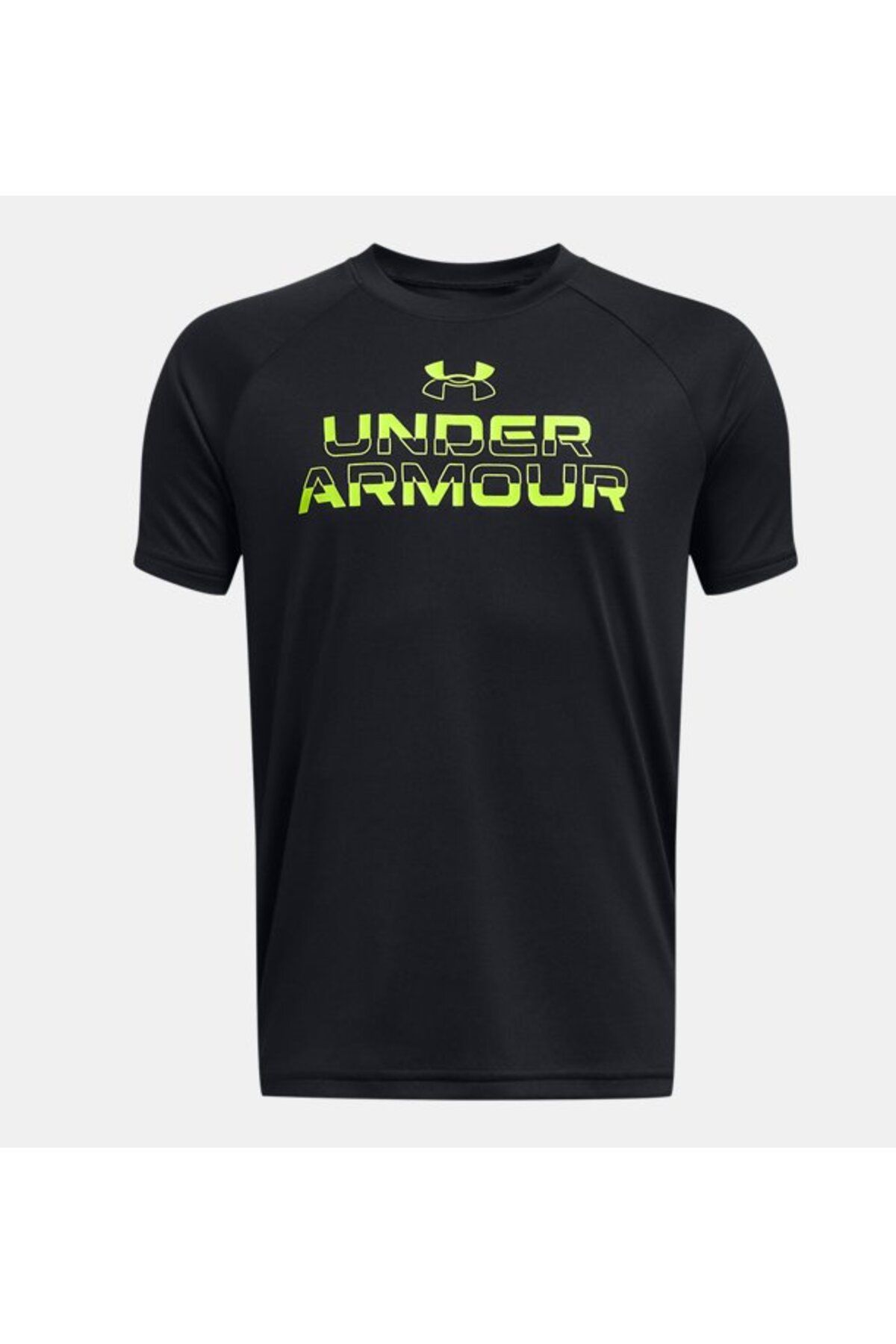 Under Armour Boy UA Tech Split Wordmark с коротким рукавом 1383010-001 TYCZH0OKJN170750268967791