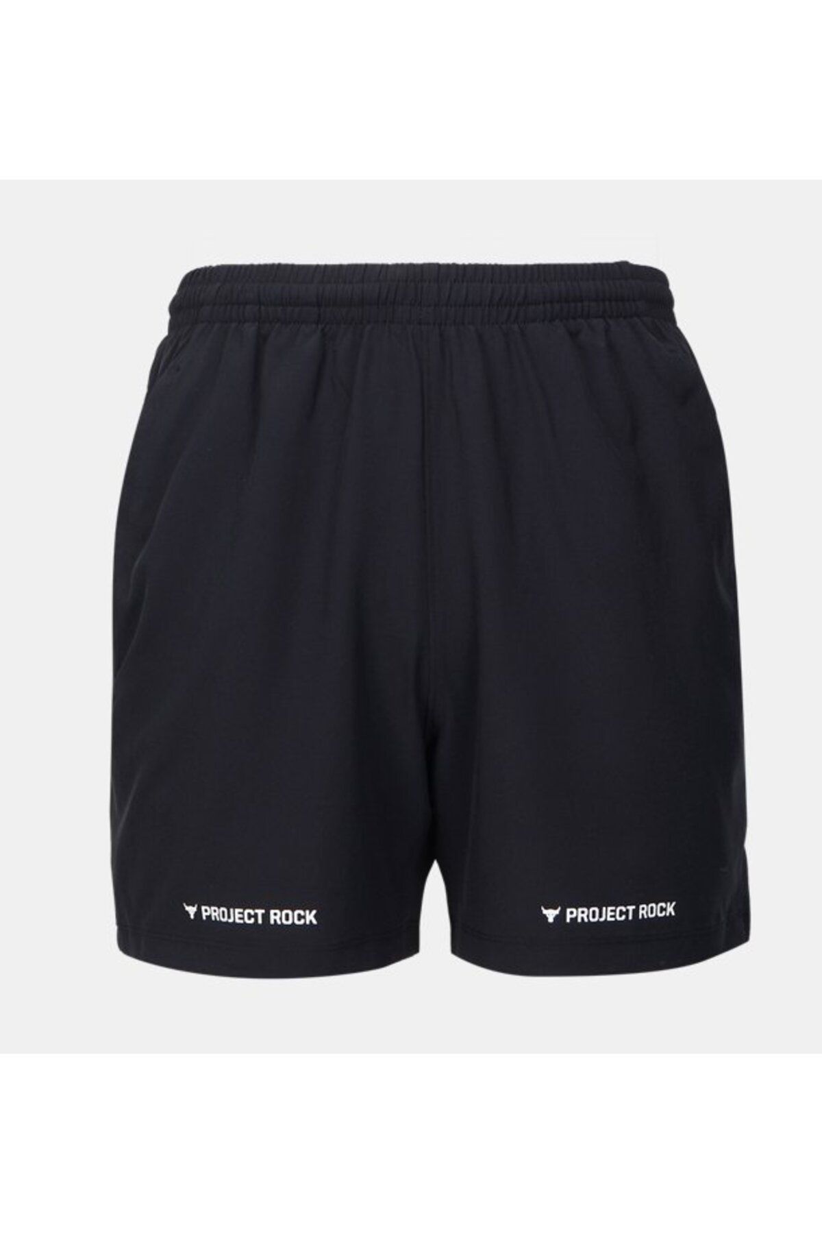 شورت ورزشی مشکی مردانه پروژه ROCK 5 آموزش کوتاه 001 Under Armour