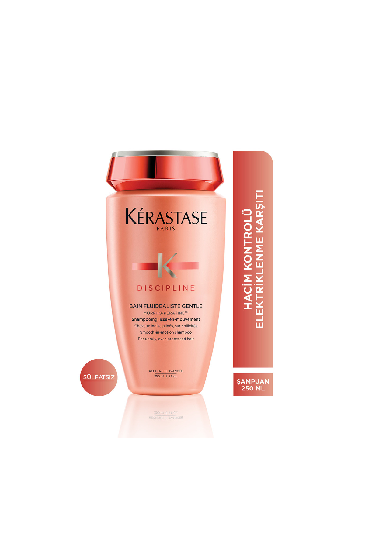 Discipline Bain Fluidealiste Gentle Anti-Frizz Shampoo for Easy Styling 250ml