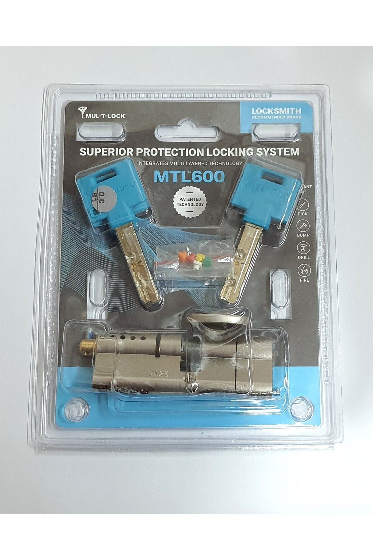 Multlock Mtl600 Interactive Yüksek Güvenli Tuzaklı Mandallı Barel 83 Mm 3 Anahtar - 3
