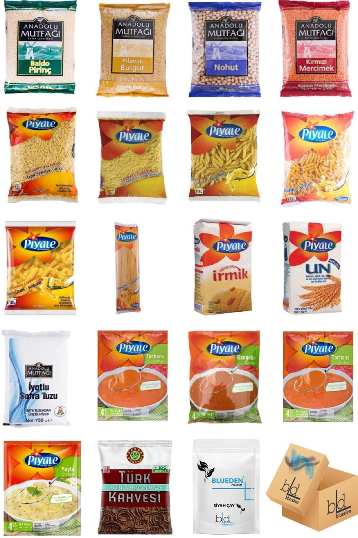 Blueden bd blueden - Ramazan Kumanya Yardım Erzak Kolisi 19 Parça 4 Nolu Paket - Blueden