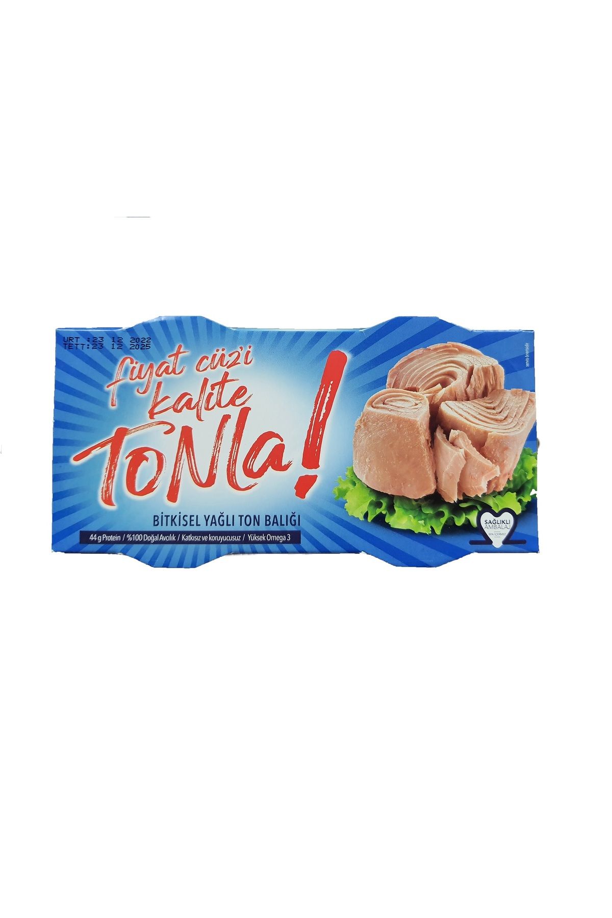 Dola Fiyat Cüz'i Kalite Tonla Bitkisel Yağlı Ton Balığı 150gx2