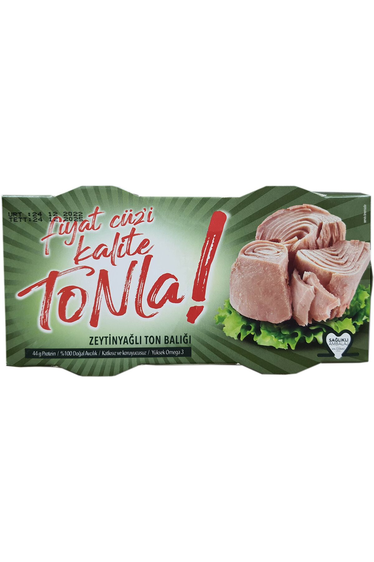 Dola Fiyat Cüz'i Kalite Tonla Zeytinyağlı Ton Balığı 150gx2
