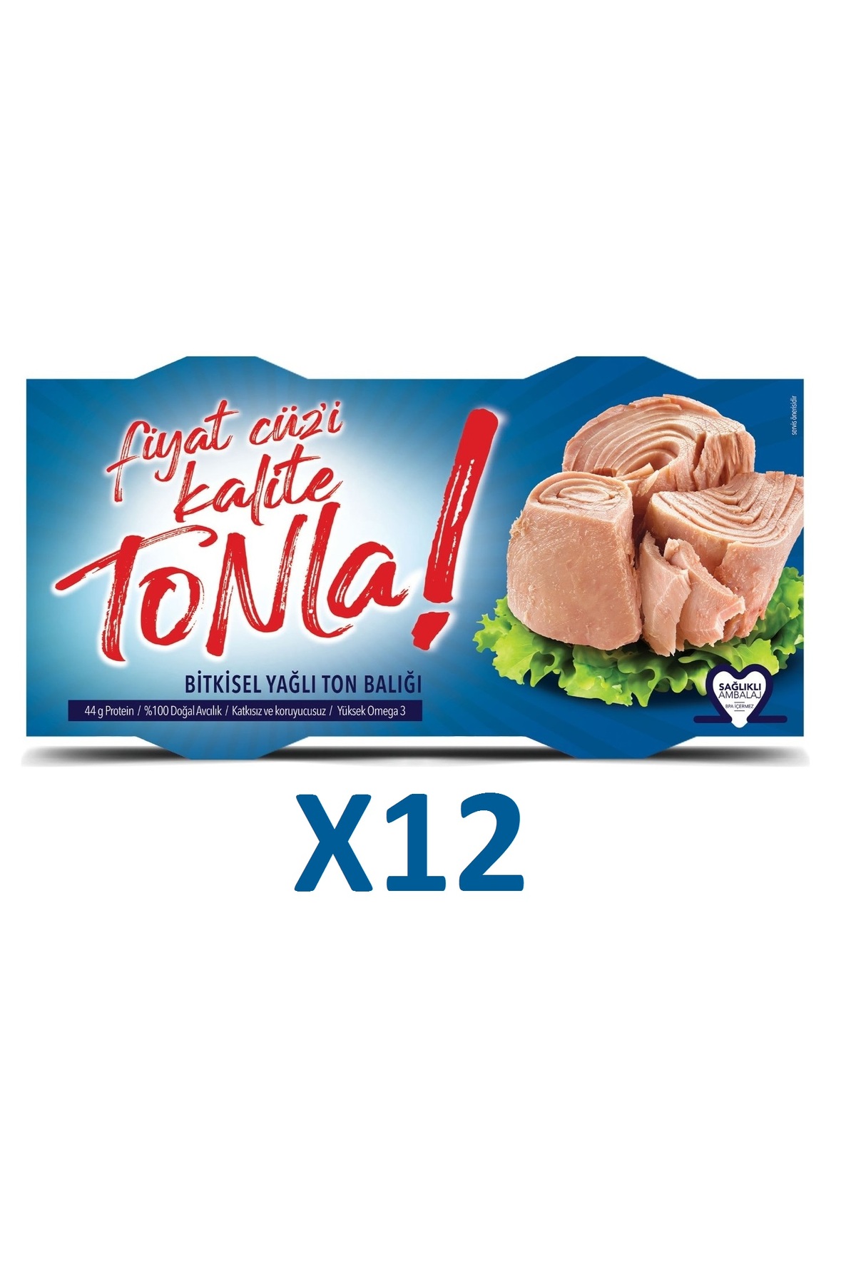 Dola Fiyat Cüz'i Kalite Tonla Bitkisel Yağlı Ton Balığı 2x150g 12 Adet