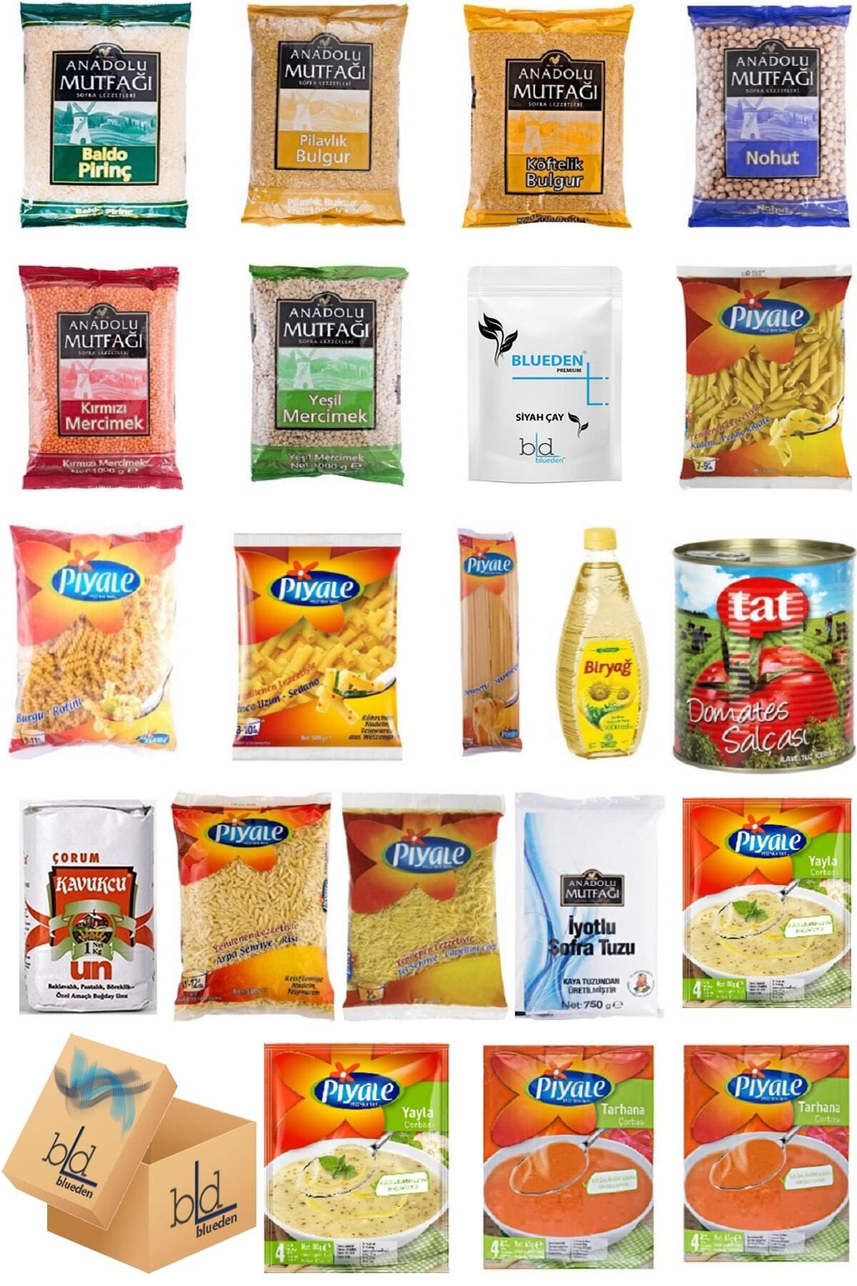 Blueden bd blueden - Ramazan Kumanya Yardım Erzak Kolisi 21 Parça 16 Nolu Paket
