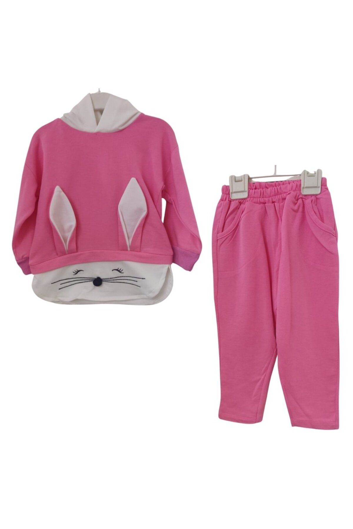 mudi life class-MUDI CLASS RABBIT PATTERNED GIRL'S SUIT 1