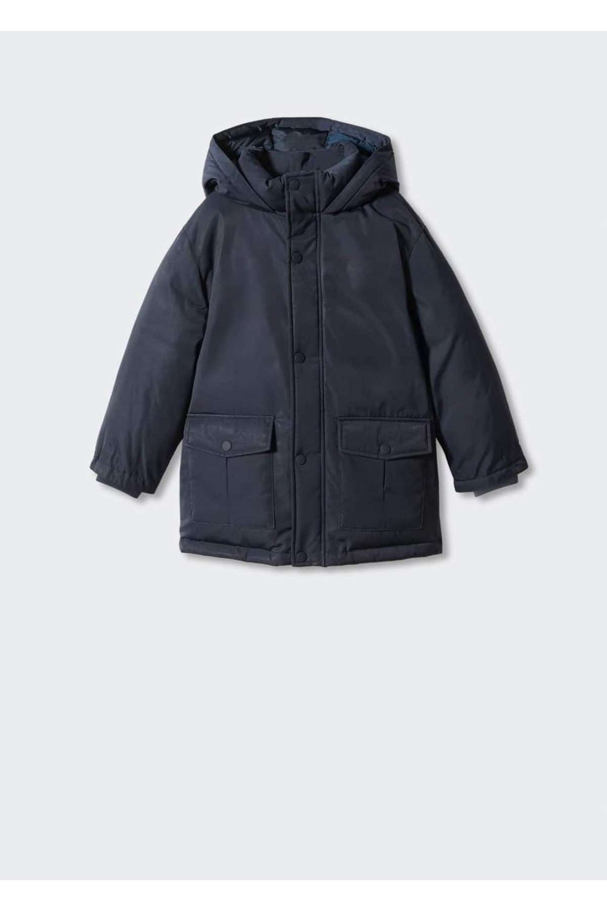 Hooded quilted anorak