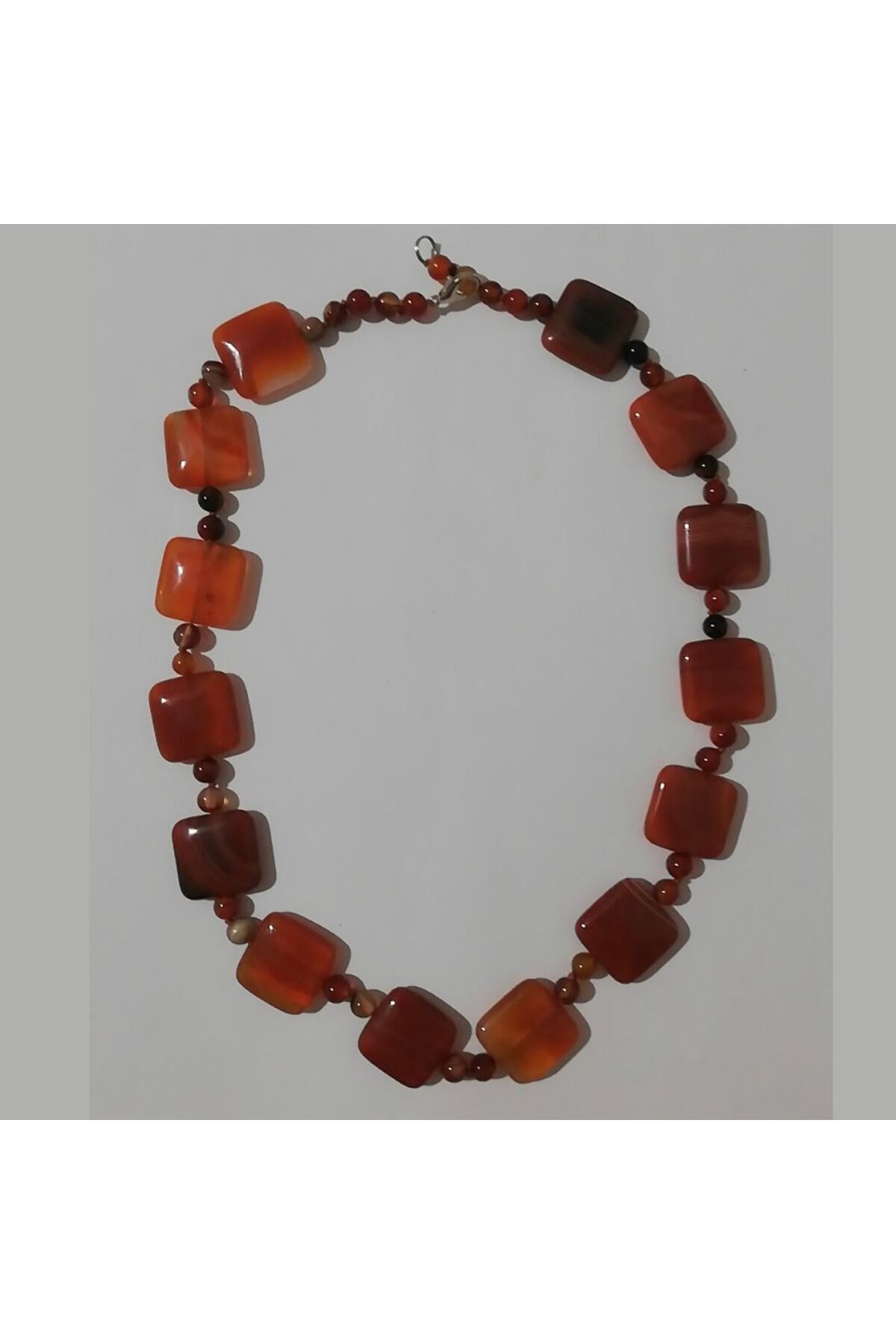 Raduga-Natural Stone Design - Karnelyan Serdolik Necklace 2