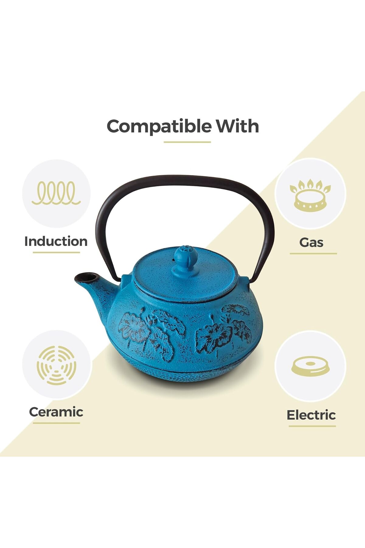 Charbrew Japanese Tetsubin Teapot Cast Iron 800ml Trendyol