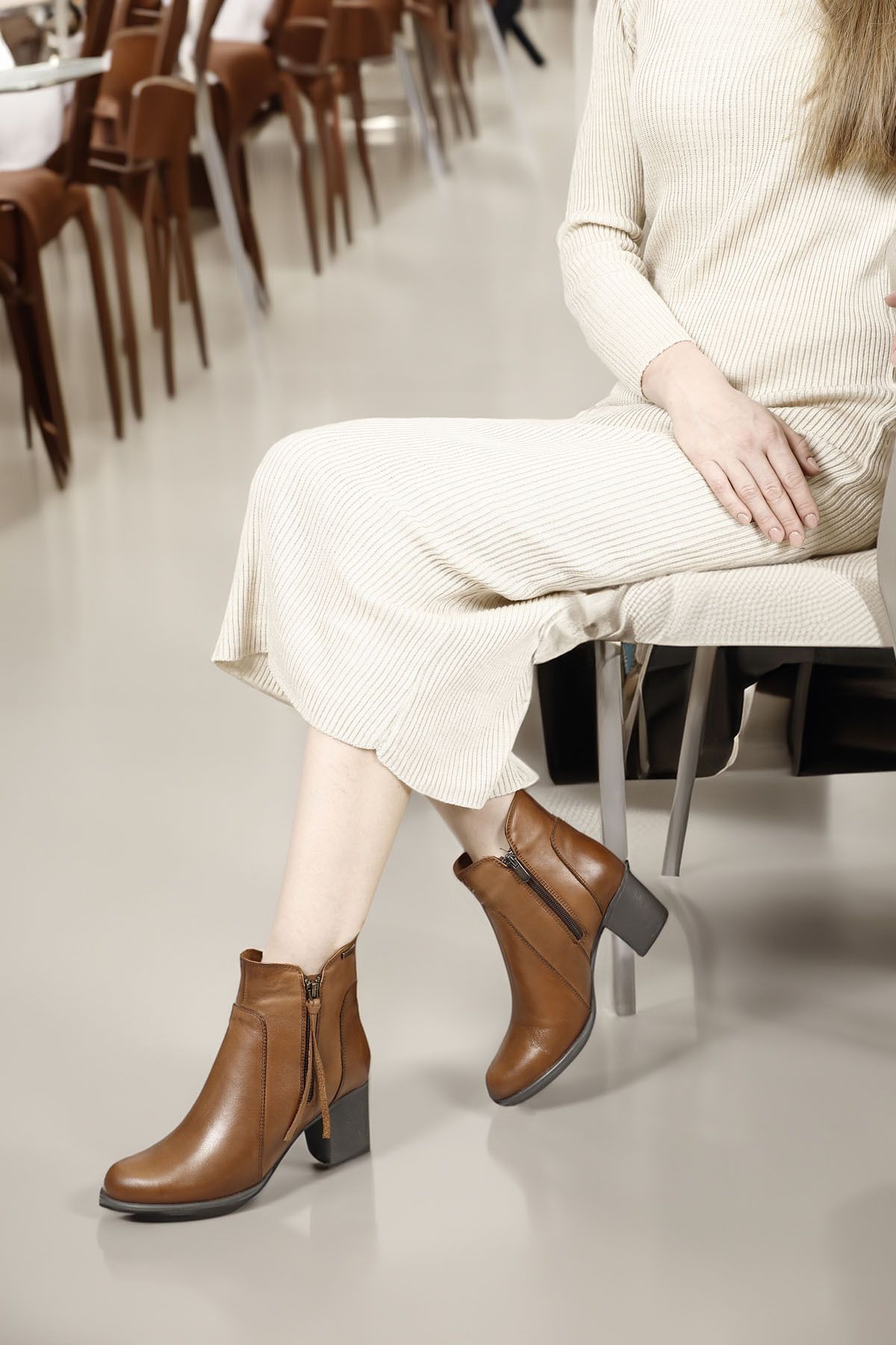 Womens rubber sole leather new arrivals boots
