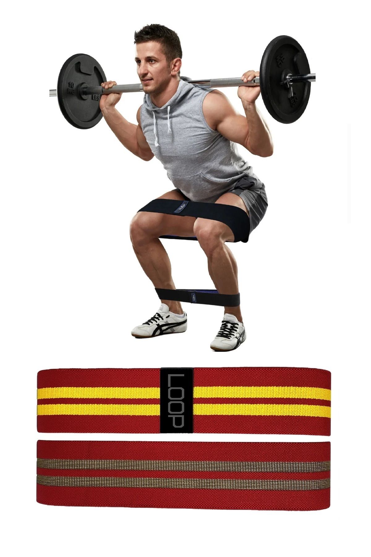 SRP LOOP-RESISTANCE BAND SQUAT ELASTIC EXERCISE BAND 2