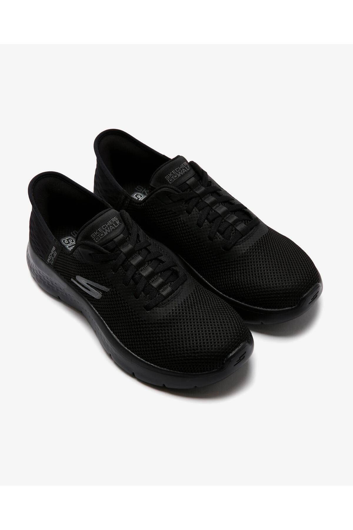 کفش دو و تمرین طلایی زنانه Go Walk Flex ورودی بزرگ Skechers