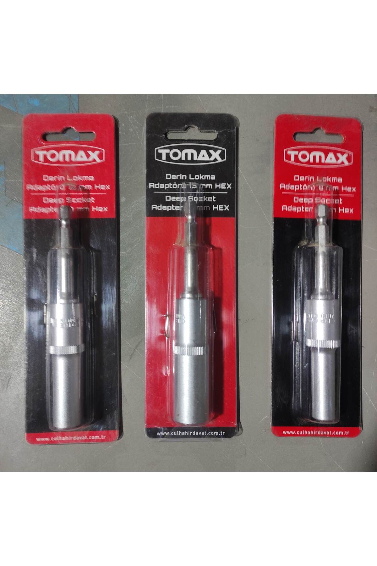 Ymc-Deep Socket Adapter Hex 8-10-13 in Set 1
