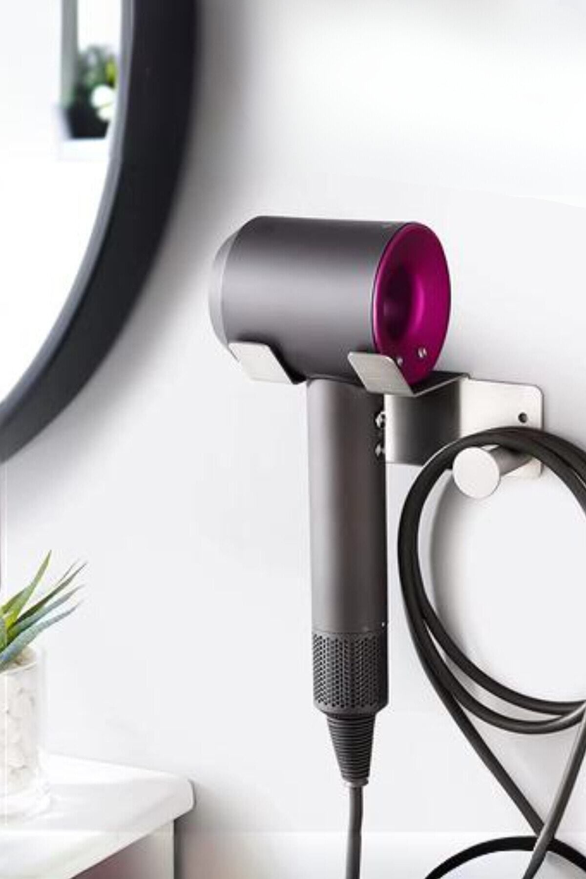 Zift Unique Stainless Steel Blow Dryer Hanger Hair Dryer Holder