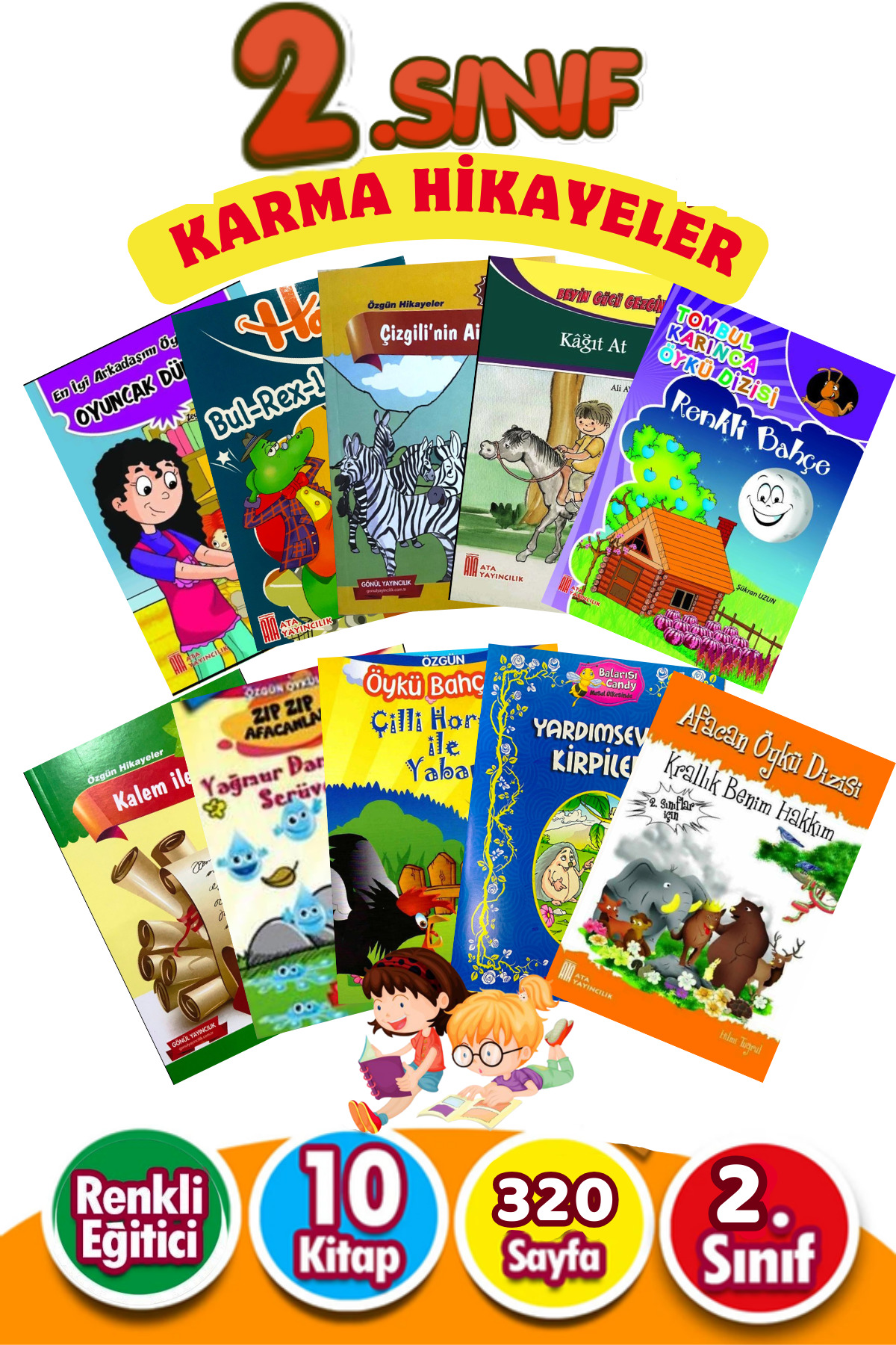 GÖNÜL YAYINCILIK Karma Hikaye Seti  10 Kitap 2. Sınıflar için fotoğrafı 2 (önizleme)