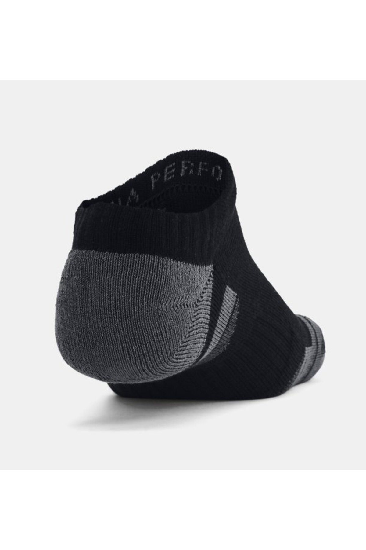 جوراب ورزشی خاکستری مردانه و زنانه UA Performance Cotton 3 Package No Show Socks 1379526 001 Under Armour