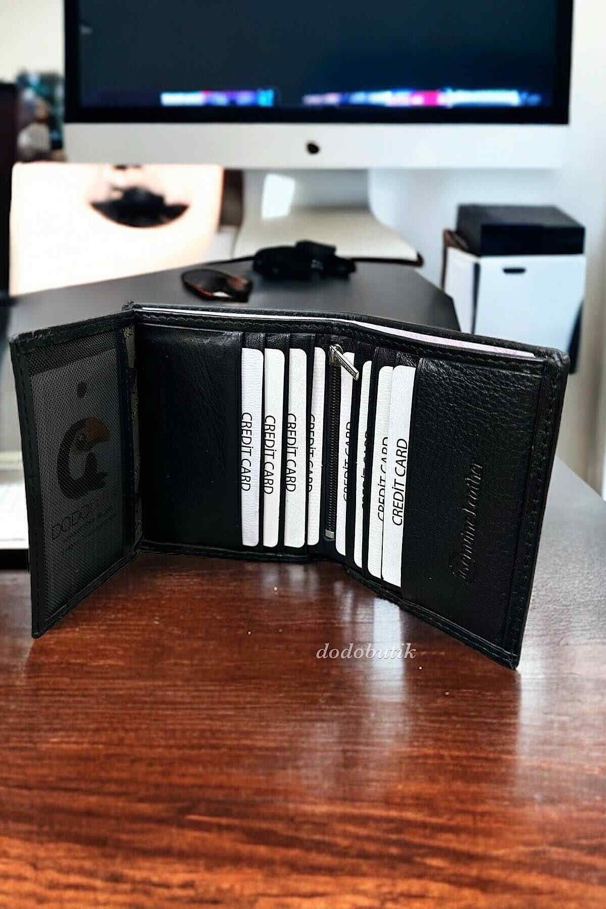 کیف پول مردانه اصلی چرم 8.5 Dodo4men