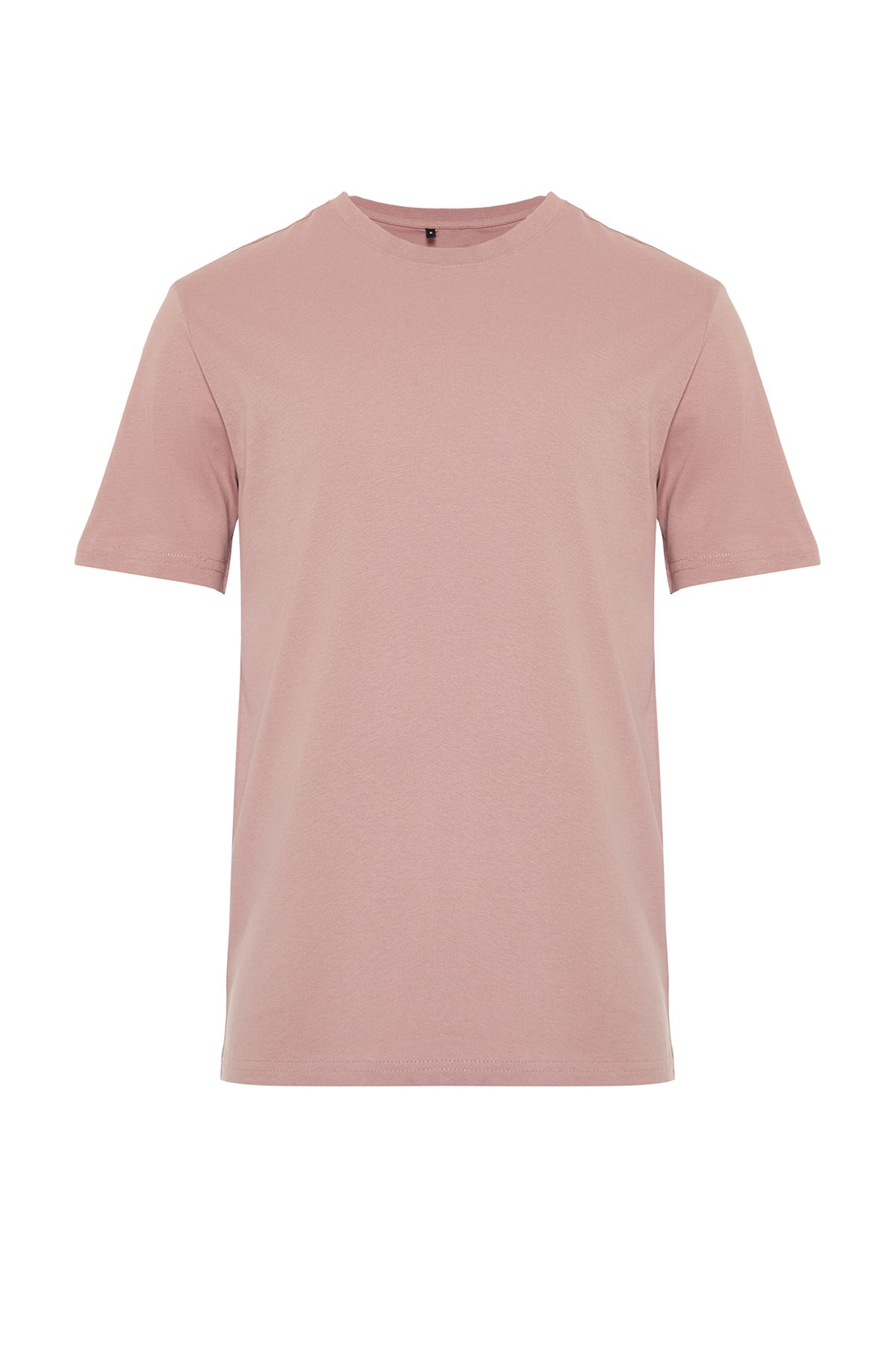 Trendyol Collection-Dried Rose Slim Fit Crew Neck Cotton T-Shirt - Tmnss19Bo0001 7