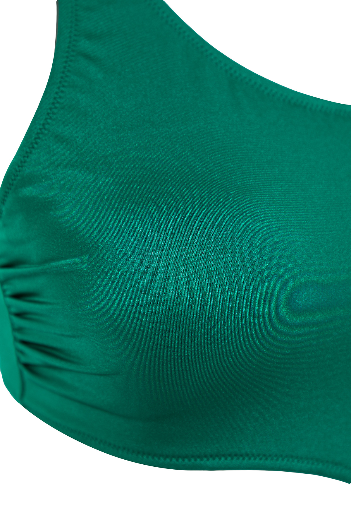 Trendyol Collection-Grüner Single-Shoulder-Cut-Out/Fenster-Regulärer Mayokini TBESS24MY00005 7