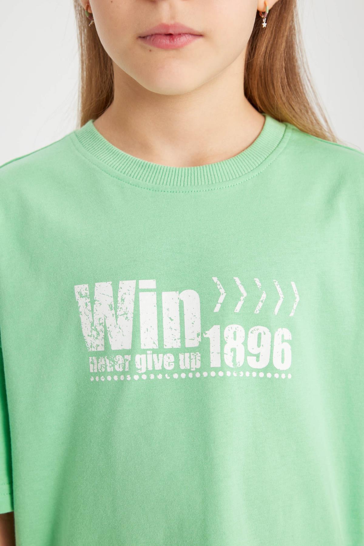 تی شرت دخترانه دفاکتو | B5096A824SM Defacto - Image 3