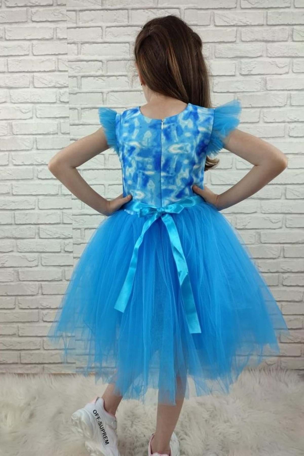 Girls turquoise hotsell party dress