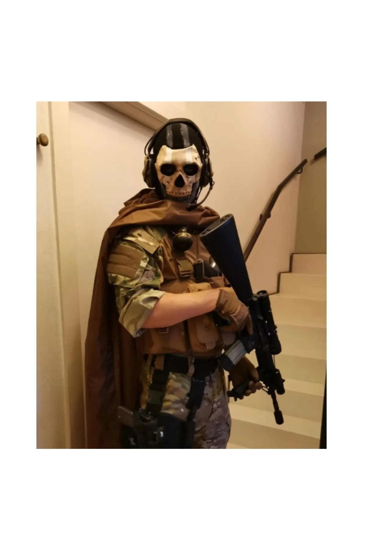 CNQR Call Of Duty Modern Warfare Ghost Maskesi Call Of Duty COD MF Ghost Maskesi Cosplay CNQRFRKD4791