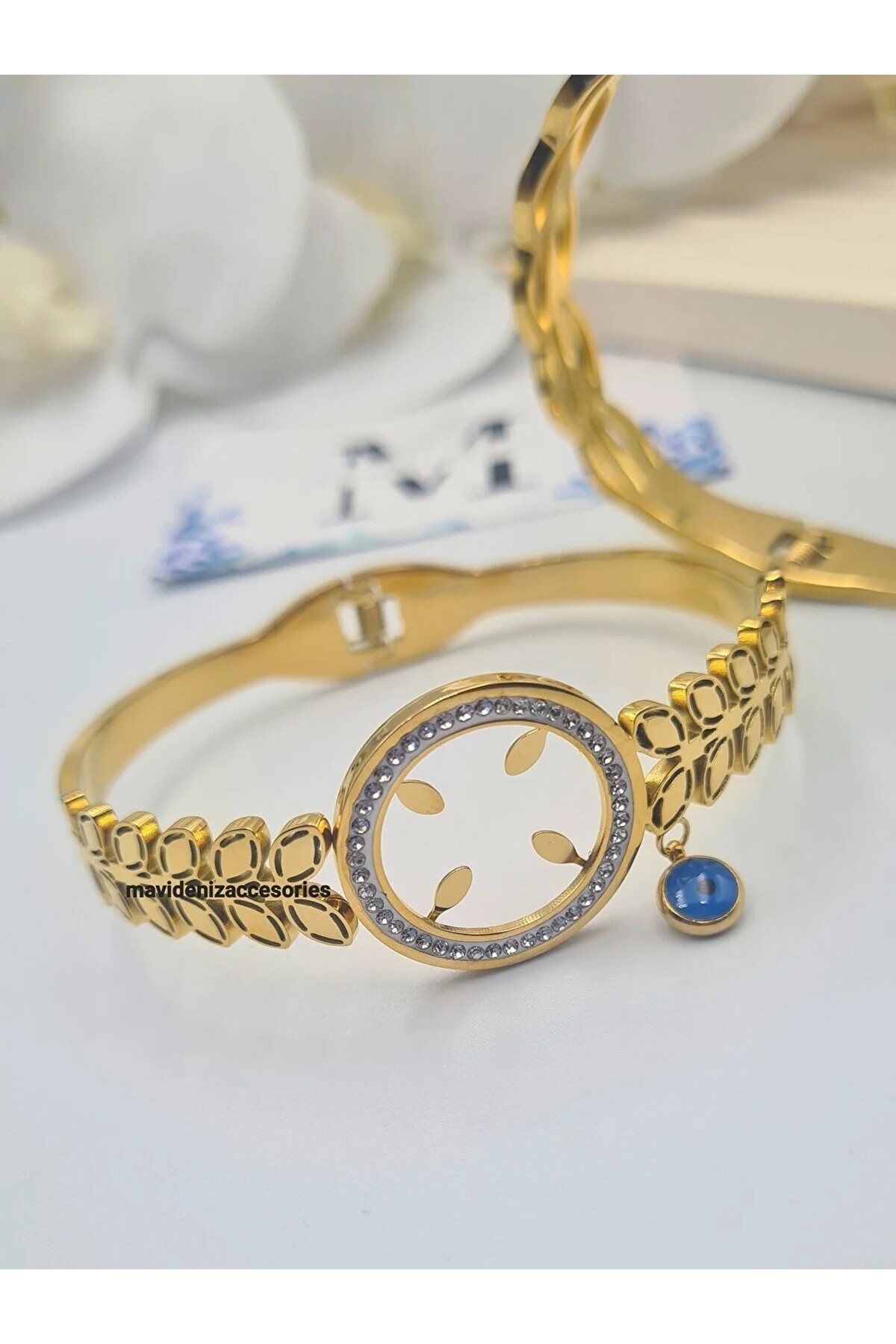 Bracelet Steel Quarter Fitted Clamp Bracelet Barley Bracelet