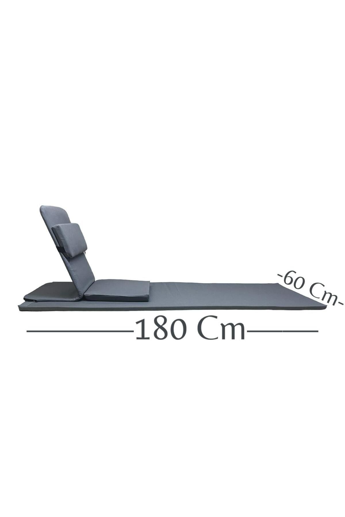مت یوگا خاکستری صندلی مدیتیشن پشتیبان از کوسن زمینی پشتیبانی می کند + 60x180 پارچه MATT Backjack 3xl REMEGE