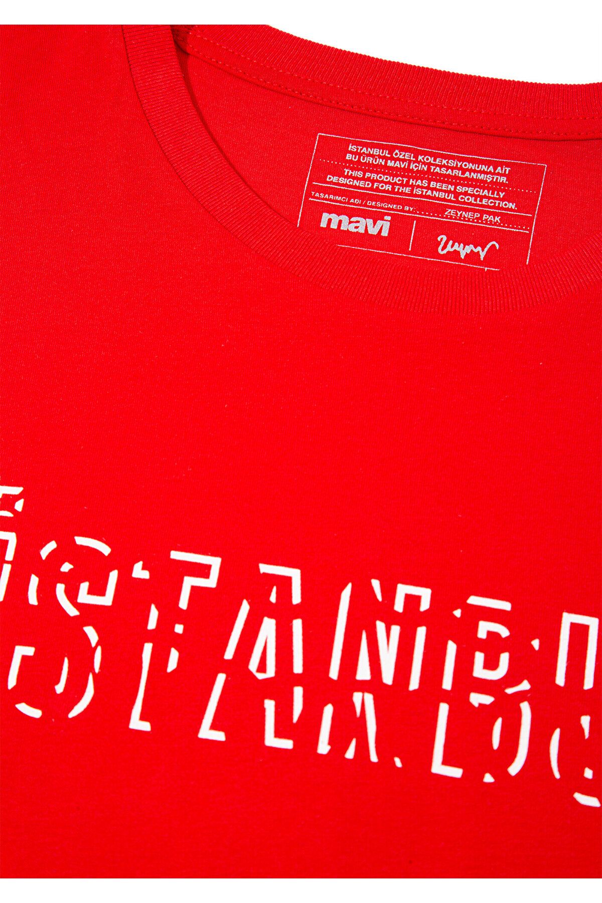 Mavi-Istanbul Printed Red T-Shirt Regular Fit / Normal Cut 067115-35686 7