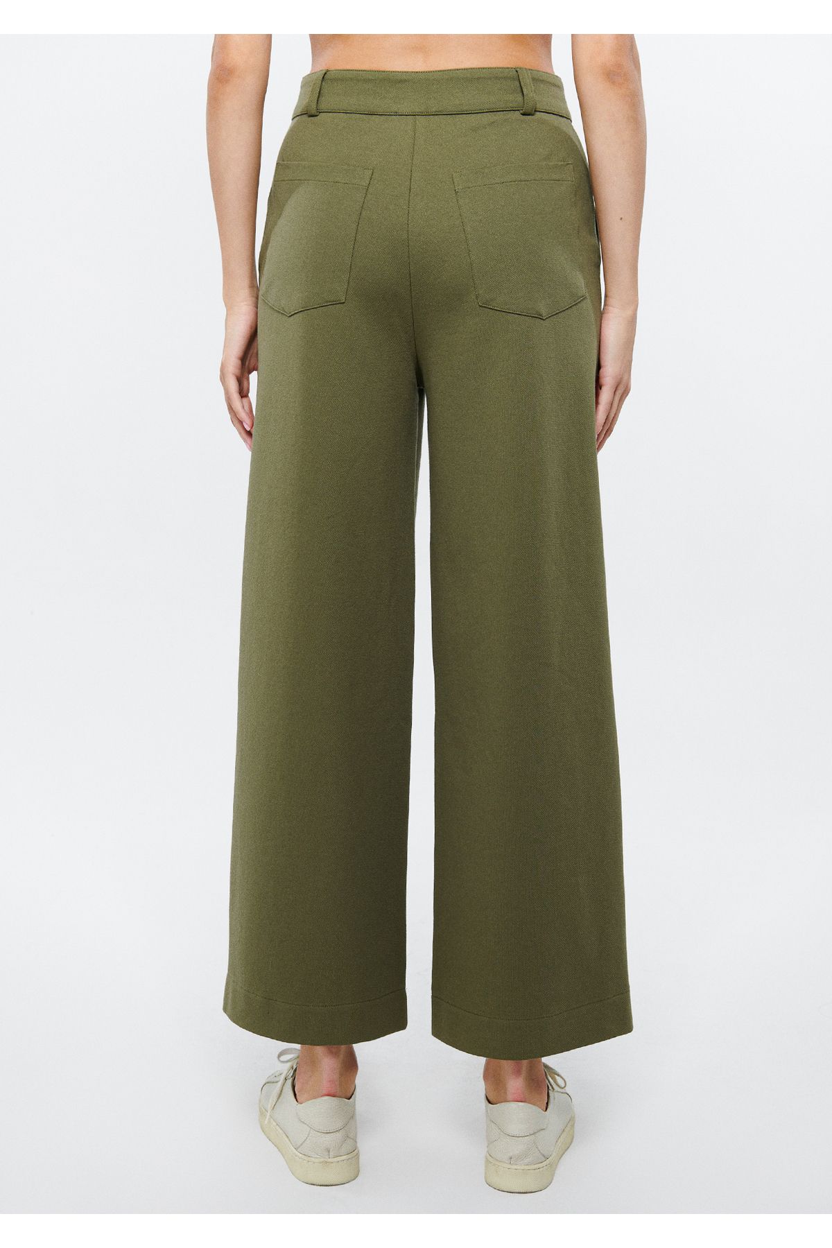 Mavi Khaki Culotte Trousers 1010417 71547
