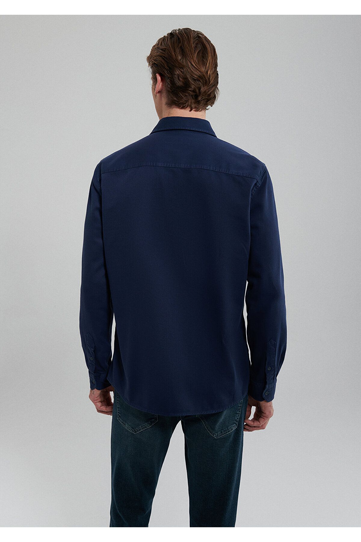 Mavi Lacivert Gömlek Slim Fit / Dar Kesim 0211292-81583 Fiyatı 