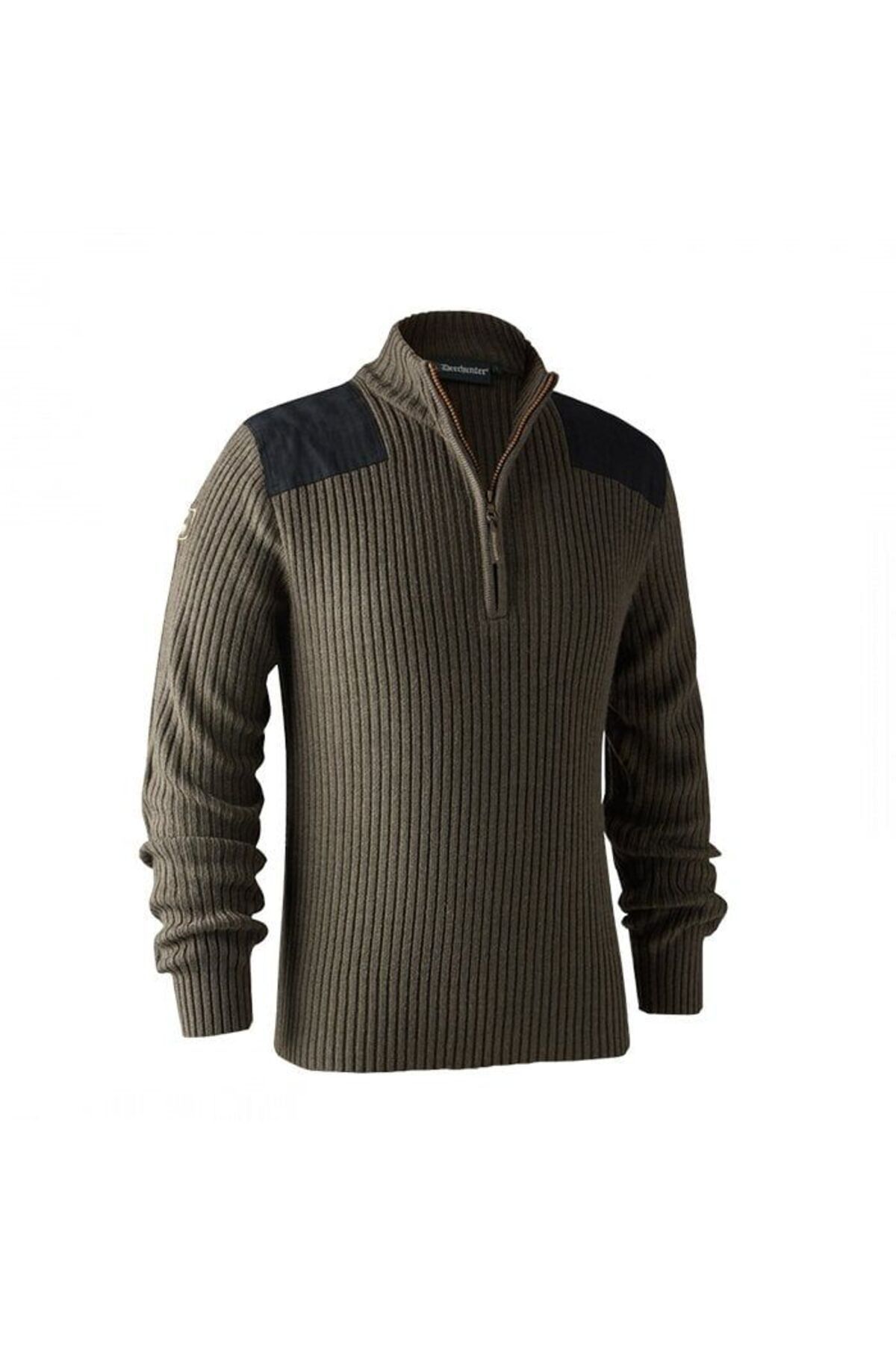 Deerhunter Rogaland Yarım Fermuarlı Kahve Kazak 2X