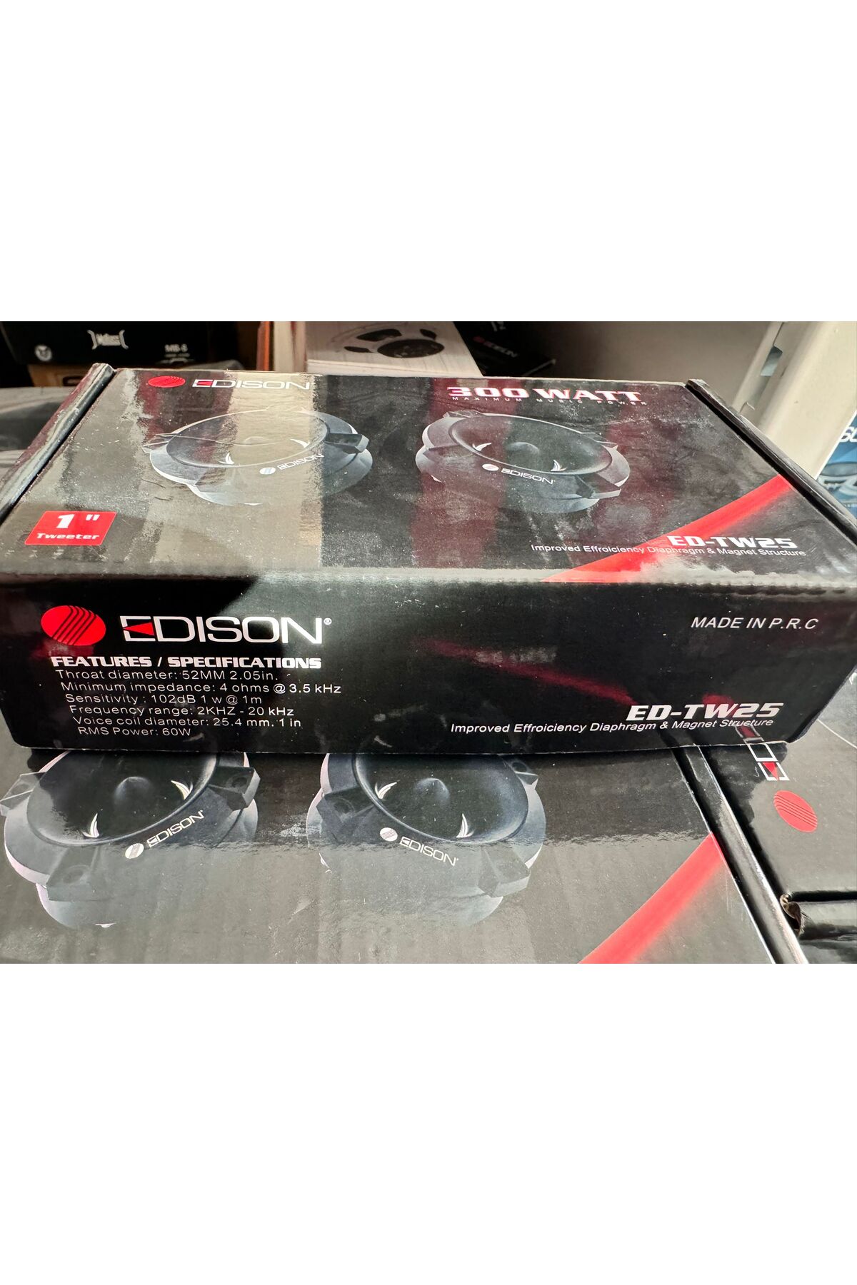 Edison Edison TW-25 Spl Neodyum 8 Cm Dome Tweeter 300w 60Rms
