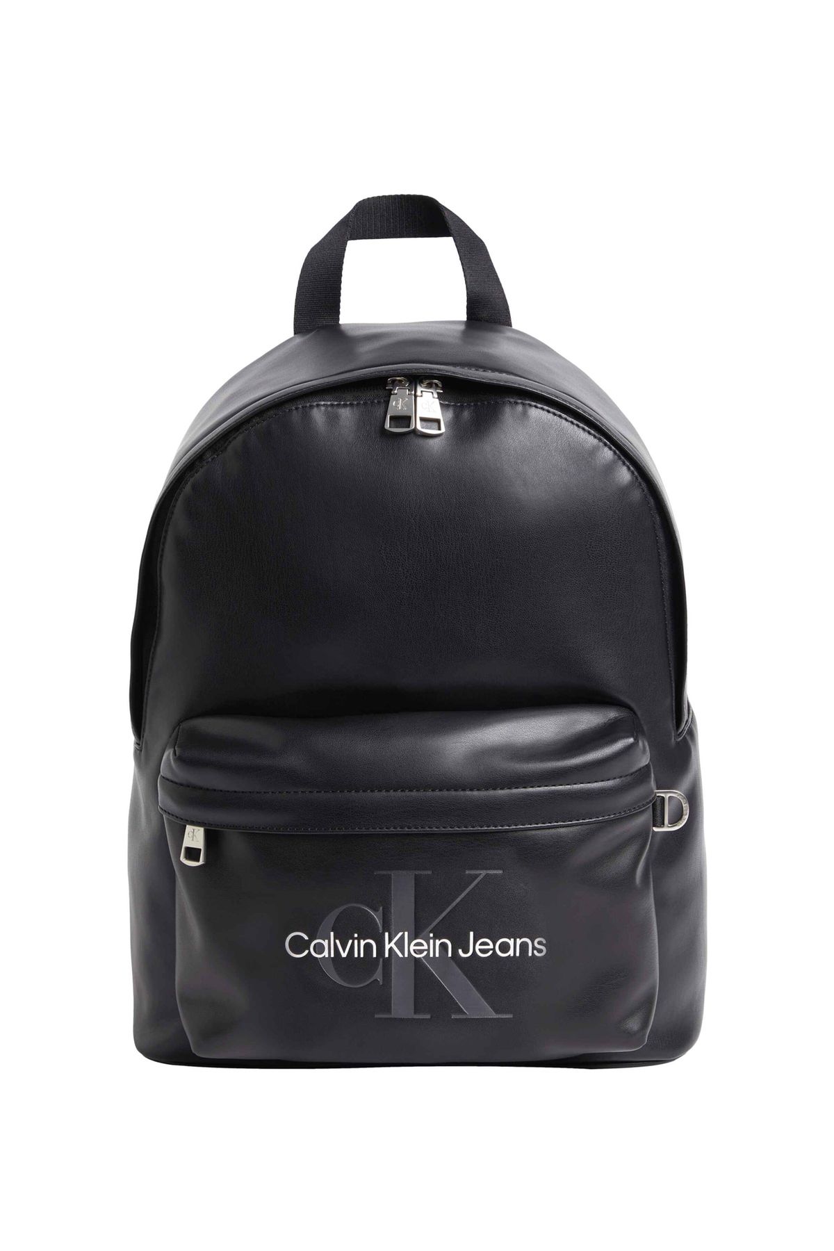 کوله پشتی مشکی مردانه سیاه پوست 32x40x17 سانتی متر مونوگرام نرم دانشگاه BP40 Calvin Klein