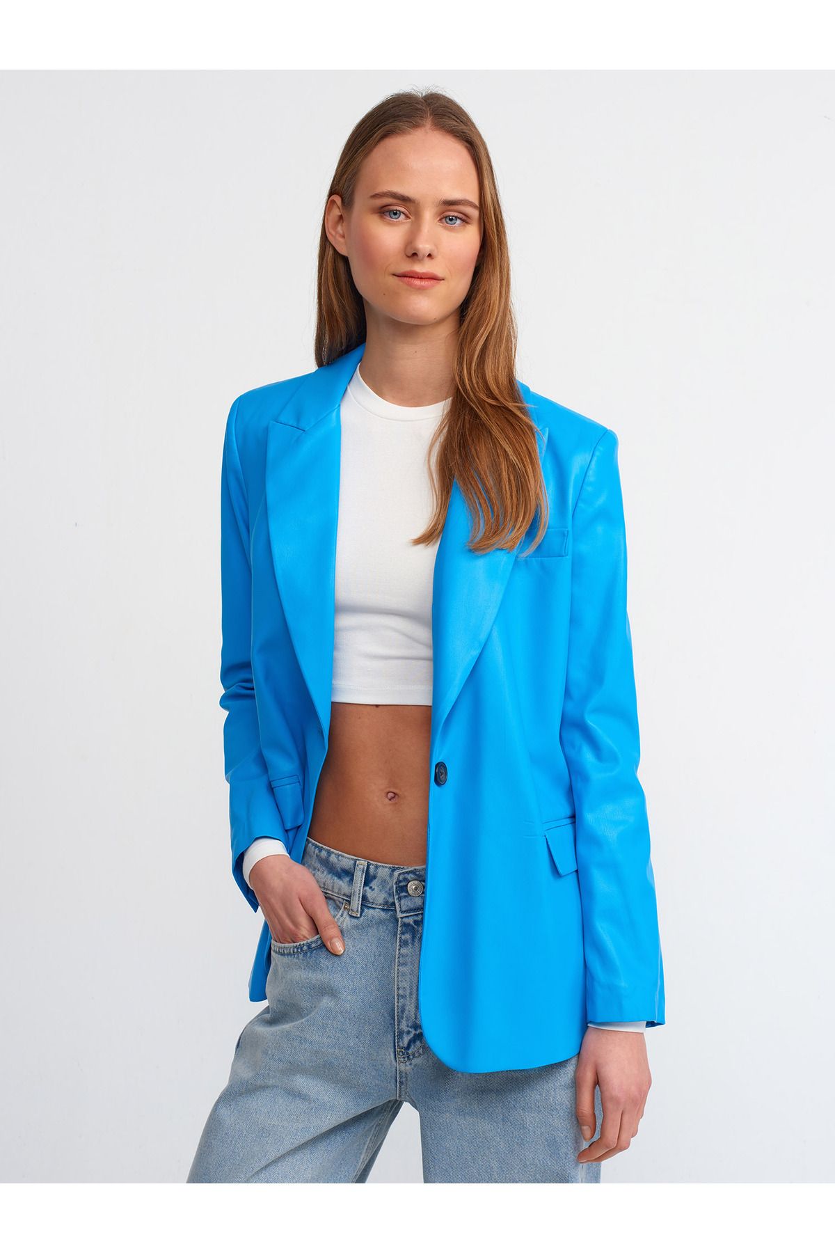 Zanvin Blazer Jackets for Women, Womens Fall Fashion Lapel Solid