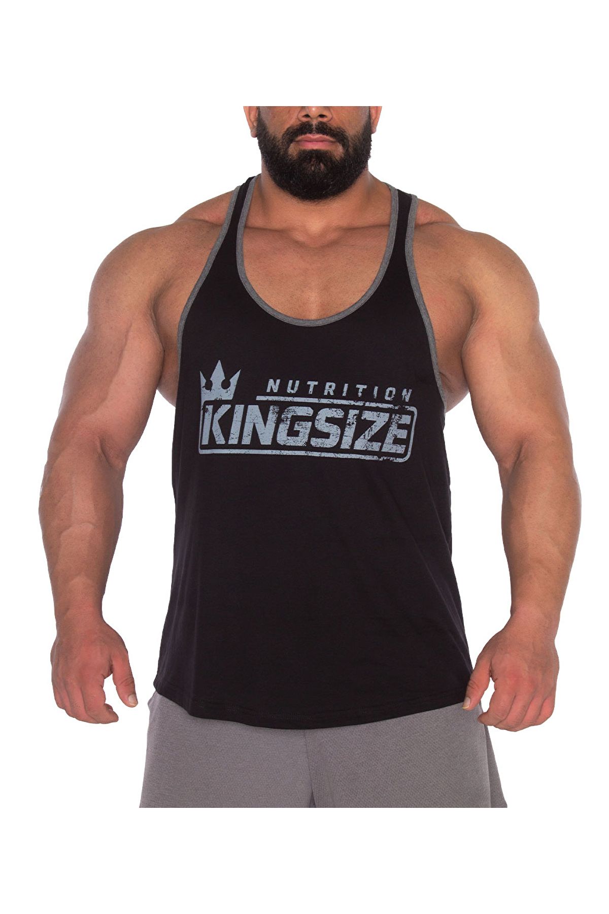 Kingsize Nutrition Классическая майка с логотипом Kingsize, черная 16057