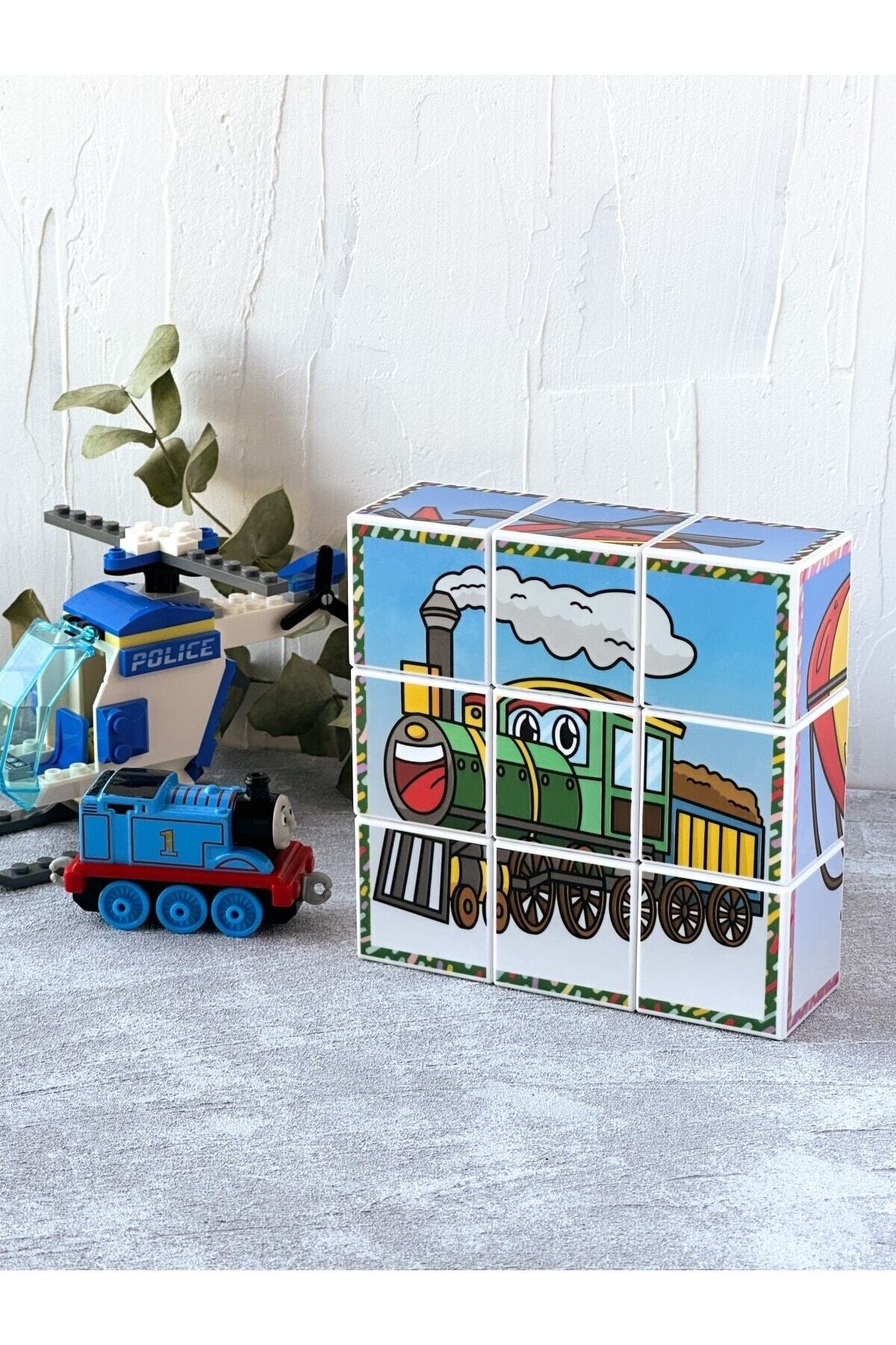 KÜPSS Neşeli Taşıtlar Küp Puzzle - 6 Farklı Yapboz fotoğrafı 5 (önizleme)