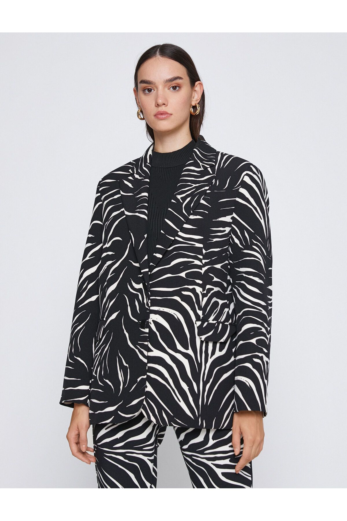 Zara zebra jacket discount