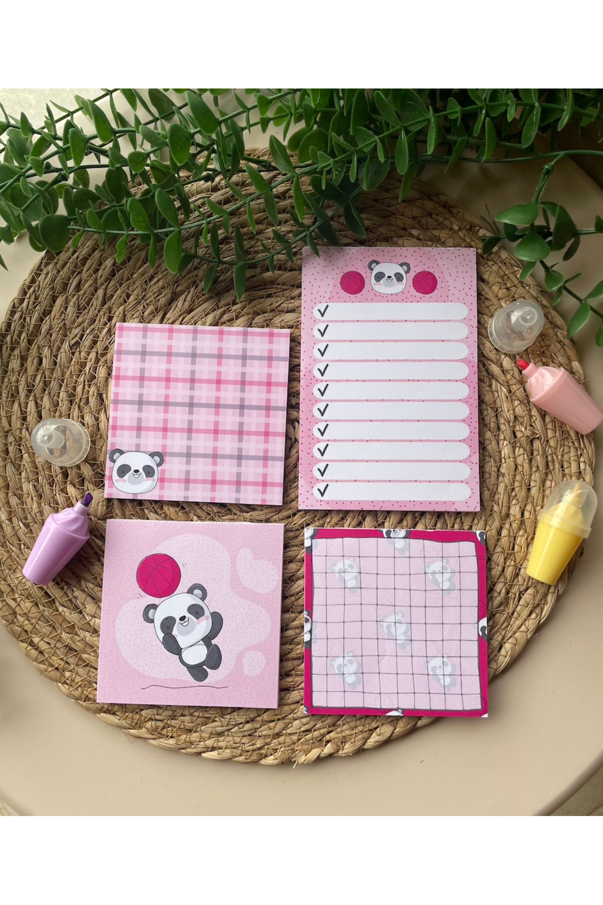 steplanner-مجموعة دفتر الملاحظات Panda Notepad/memopad 1