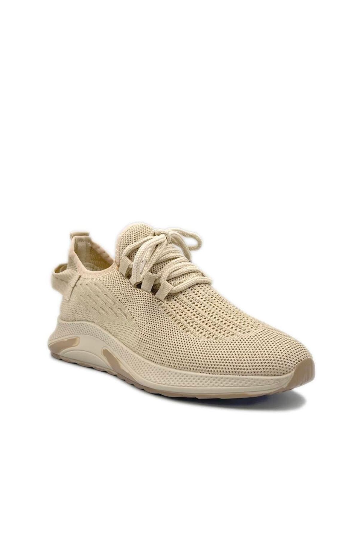 Bej Unisex Spor Ayakkabı