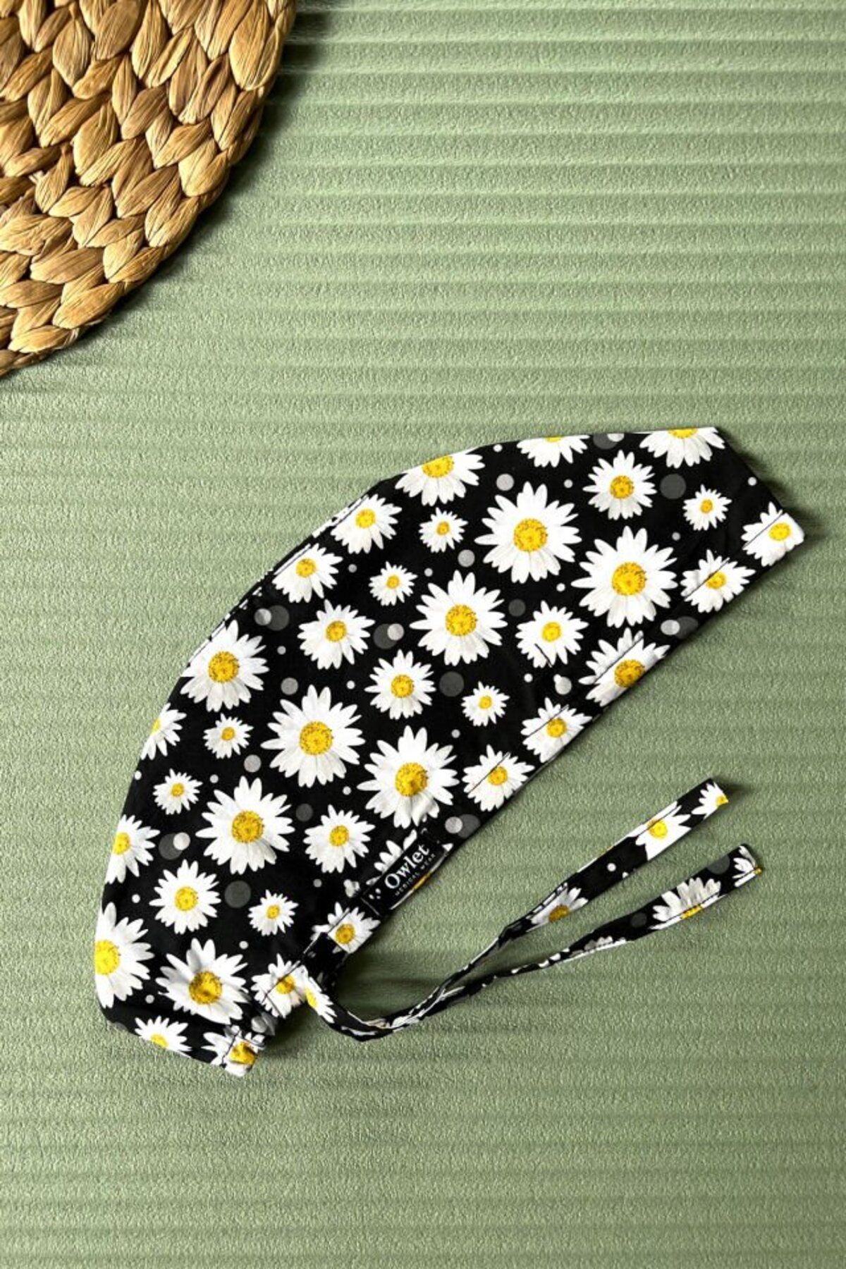 Owlet Medikal-Daisy Patterned Surgical Bonnet 6