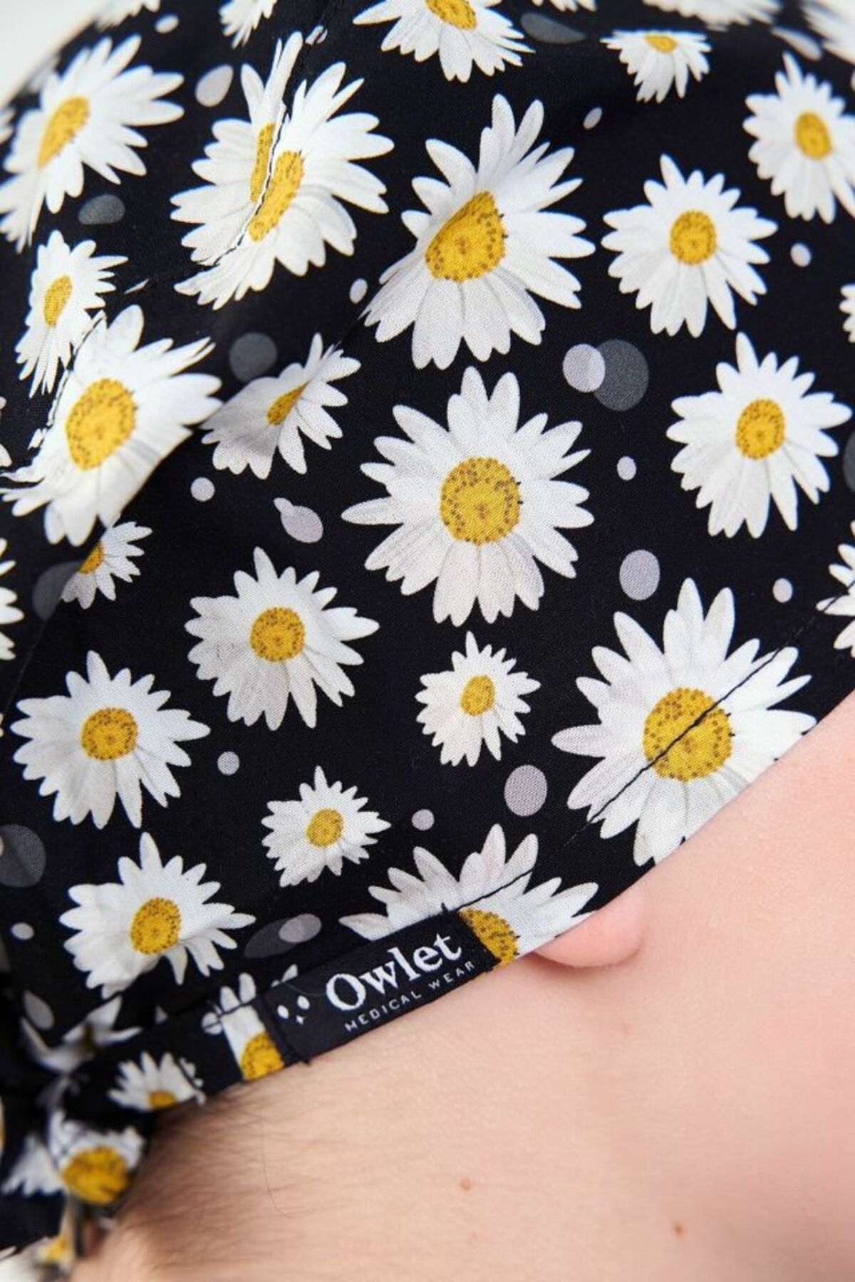 Owlet Medikal-Daisy Patterned Surgical Bonnet 4