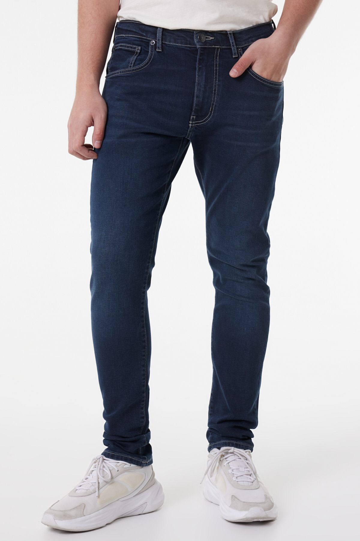 Redbat Men's Light Blue Super Skinny Jeans 