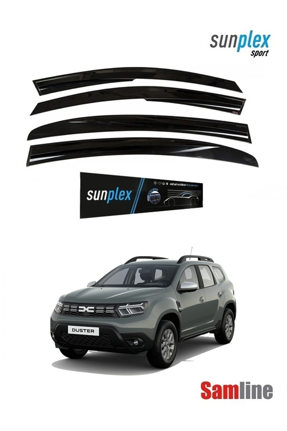SUNPLEX Dacıa Duster 2024 Model (YENİ LOGOLU DUSTER) Cam Rüzgarlığı ...