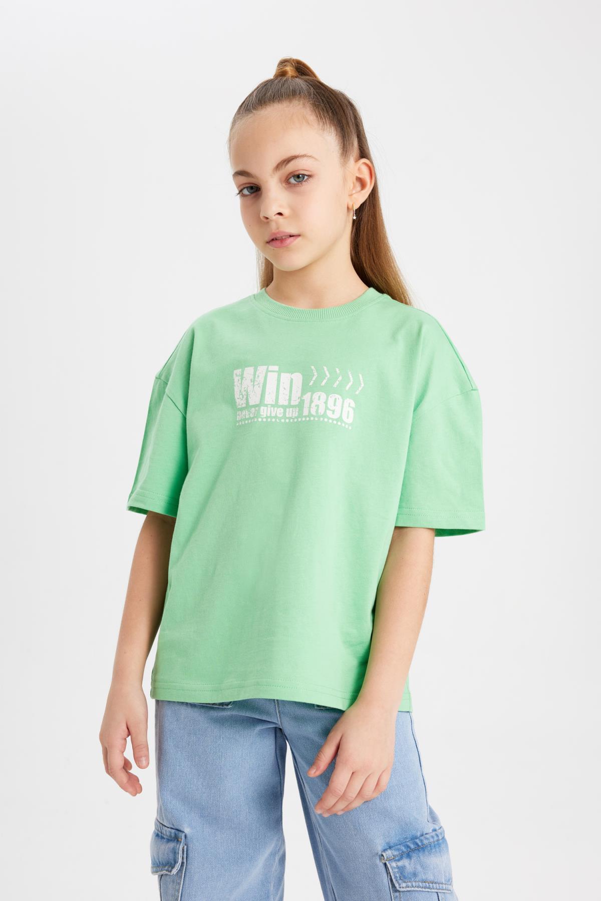 تی شرت دخترانه دفاکتو | B5096A824SM Defacto - Image 5