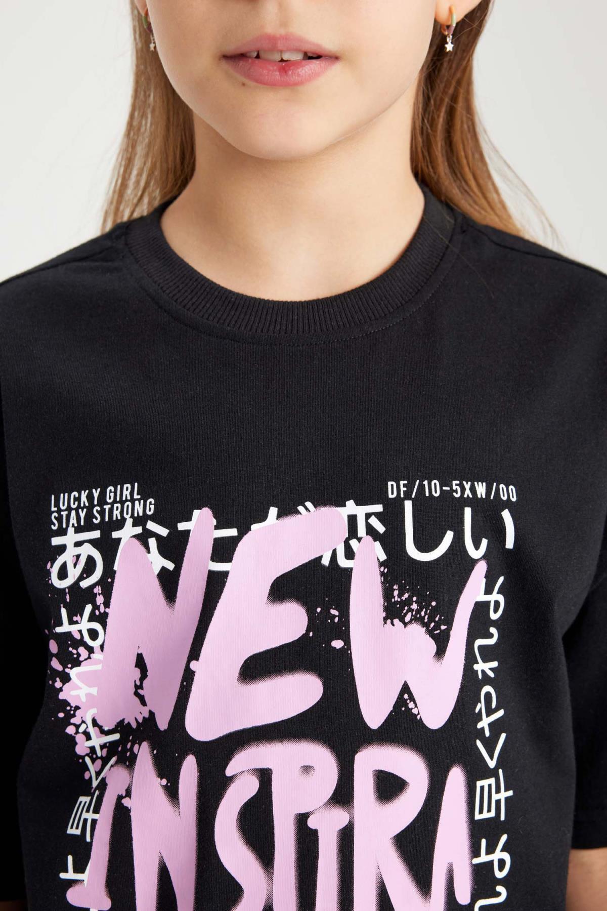 تی شرت دخترانه دفاکتو | B5092A824SM Defacto - Image 5